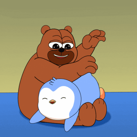 BONKO hugging Pengu